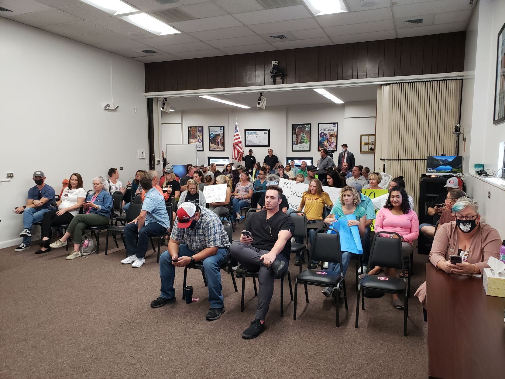School board meeting